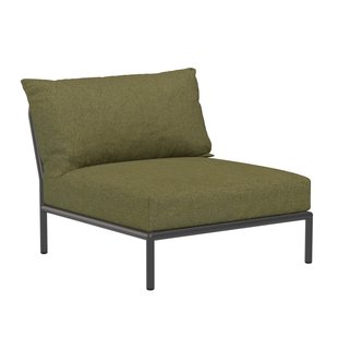 Houe Level2 Fauteuil Frame Donkergrijs Stof Leaf Heritage Houe Level2 Fauteuil Frame Donkergrijs Stof Leaf Heritage