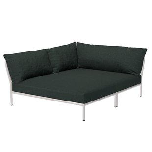 Houe Level2 Cozy Corner Loungebank Links Frame Wit Stof Alpine