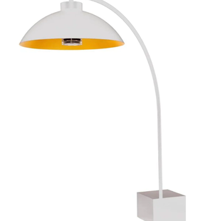 Heatsail Dome - staanlamp met afstandsbediening en verwarmingsfunctie - ø 100 x 227 x 235 cm - IP43 - wit