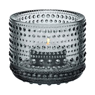 Iittala Kastehelmi Waxinelichthouder Grey