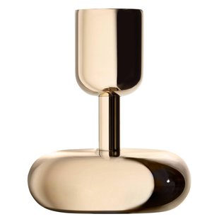 Iittala Nappula Kandelaar Laag Messing