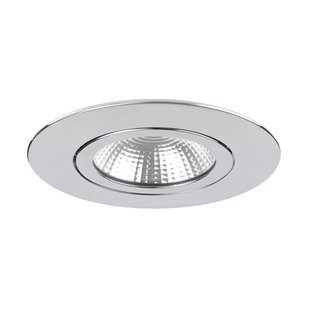 Integral LED Lux Ultra Slim - inbouwspot - Ø 83 mm, Ø 65 mm inbouwmaat - 6,5W dimbare LED incl. - chroom