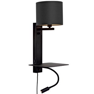 It&#039;s About Romi Florence Wandlamp H52 Met Leeslamp Zwart