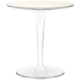 Kartell TipTop Bijzettafel Ondoorzichtig Glanzend Wit