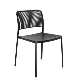 Kartell Audrey Tuinstoel Zwart Met Zwart Frame