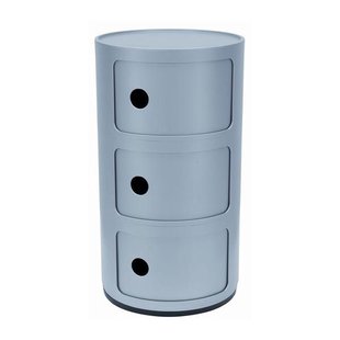 Kartell Componibili Bijzettafel Zilver