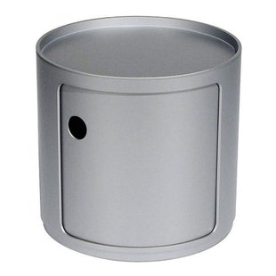 Kartell Componibili Bijzettafel Zilver
