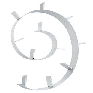 Kartell Bookworm Wandplank 11 Boeksteunen Aluminium