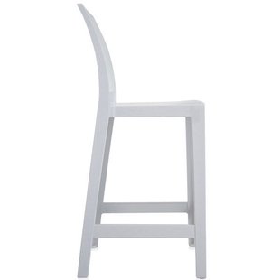 Kartell One More One More Please Vierkant Low Wit Barkruk