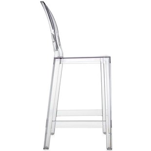 Kartell One More One More Please Rond High Transparant Barkruk