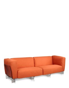 Kartell Pop Duo Bank 2-persoons Oranje