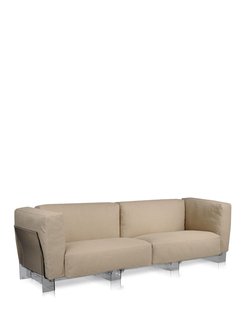 Kartell Pop Duo Bank 2-persoons Duifgrijs