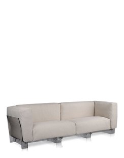 Kartell Pop Duo Bank 2-persoons Ecru