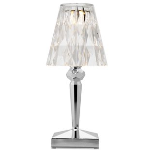 Kartell Battery Tafellamp LED Oplaadbaar Chroom