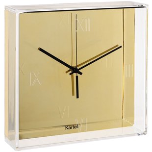 Kartell Tic&amp;Tac Klok Goud