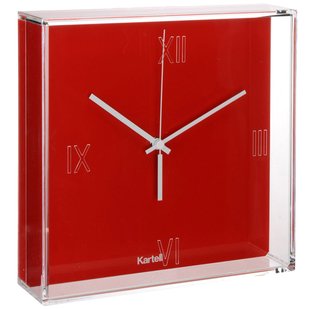 Kartell Tic&amp;Tac Klok Rood