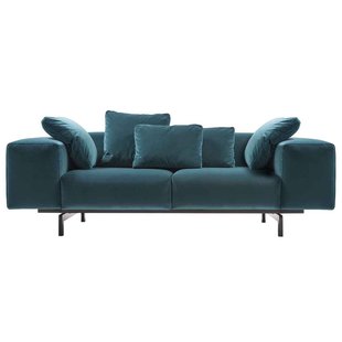 Kartell Largo Velluto Bank 2-zits Teal