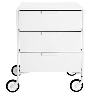 Kartell Mobil 3 Trolley Mat Wit