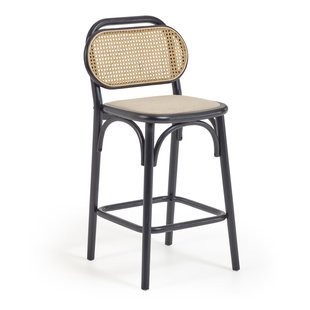 Kave Home Doriane Barkruk 65 Zwart Kave Home Doriane Barkruk 65 Zwart