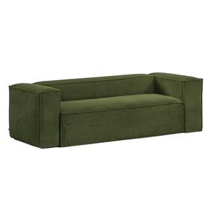 Kave Home Blok 3-zits Bank Green Corduroy