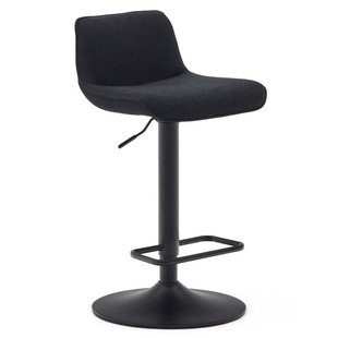 Kave Home Zenda Verstelbare Barkruk 82/103 Zwart