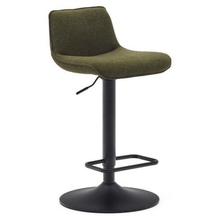 Kave Home Zenda Verstelbare Barkruk 82/103 Donkergroen