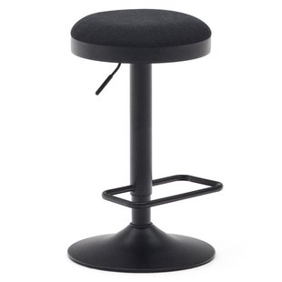 Kave Home Zaib Verstelbare Barkruk 58/80 Zwart