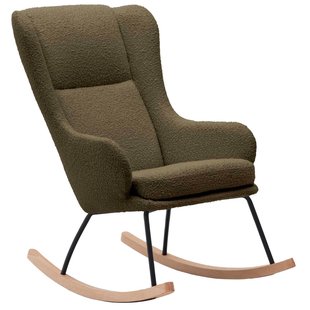 Kave Home Maustin Schommelstoel Donkergroen