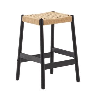 Kave Home Yalia Barkruk 65 Zwart