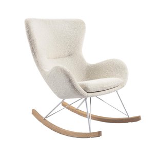 Kave Home Vania Schommelstoel Wit