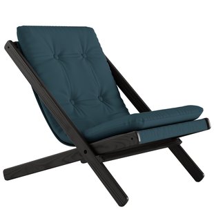 Karup Design Boogie Klapstoel Zwart Petrol Blue