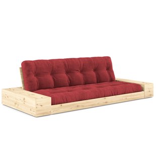 Karup Design Base Slaapbank Naturel Ruby Red