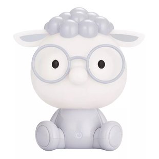 Zuma Line Animals Schaapje - tafellamp - 27 x 28 cm - 3W dimbare LED incl. - grijs