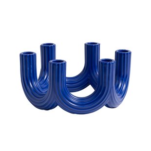 &amp;klevering Churros Kandelaar Large Blauw