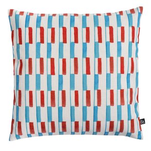 &amp;klevering Clash Kussen 50x50 Oranje/blauw