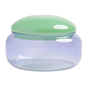 &amp;klevering Puffy Voorraadpot Lila