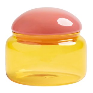 &amp;klevering Puffy Voorraadpot Geel