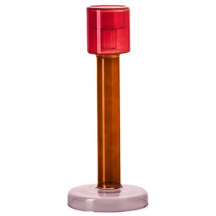 &amp;klevering Bole Kandelaar L Red/Pink