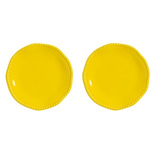 &amp;klevering Perle Dinerbord&Oslash;27 Geel