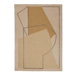 Linie Design Furbo Vloerkleed 200x300 Yellow