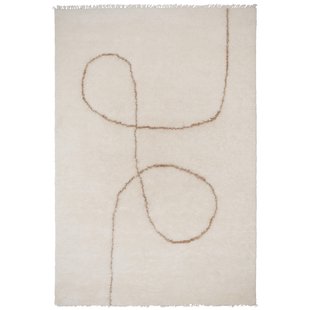 Linie Design Astral Spiral Vloerkleed 140x200 Camel