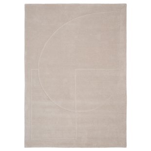 Linie Design Lineal Poem Vloerkleed 170x240 Beige