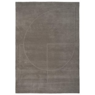 Linie Design Lineal Poem Vloerkleed 200x300 Grijs
