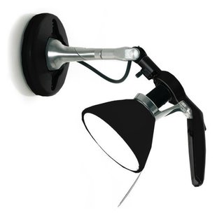 Luceplan Fortebraccio Wandlamp 1-arm Zwart