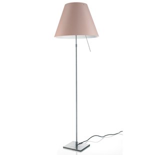 Luceplan Costanza Vloerlamp Telescopisch Met Dimmer Aluminium/Soft Skin