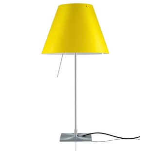 Luceplan Costanzina Tafellamp Aluminium/Smart Yellow