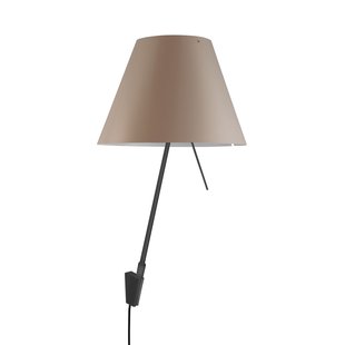Luceplan Costanzina Wandlamp Zwart/Shaded Stone