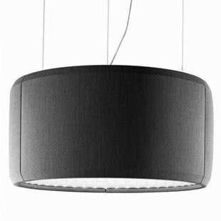 Luceplan Silenzio 90 Akoestische Hanglamp LED 2700K Donkergrijs