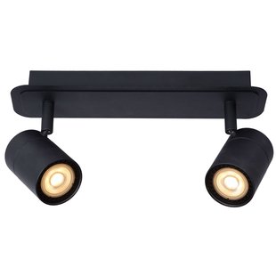 Lucide Lennert 2 Spot LED Badkamer IP44 Zwart