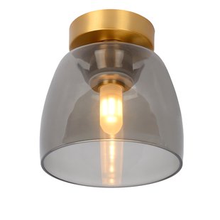 Lucide Tyler Plafondlamp&Oslash;16.1 Badkamer IP44 Mat Goud/messing